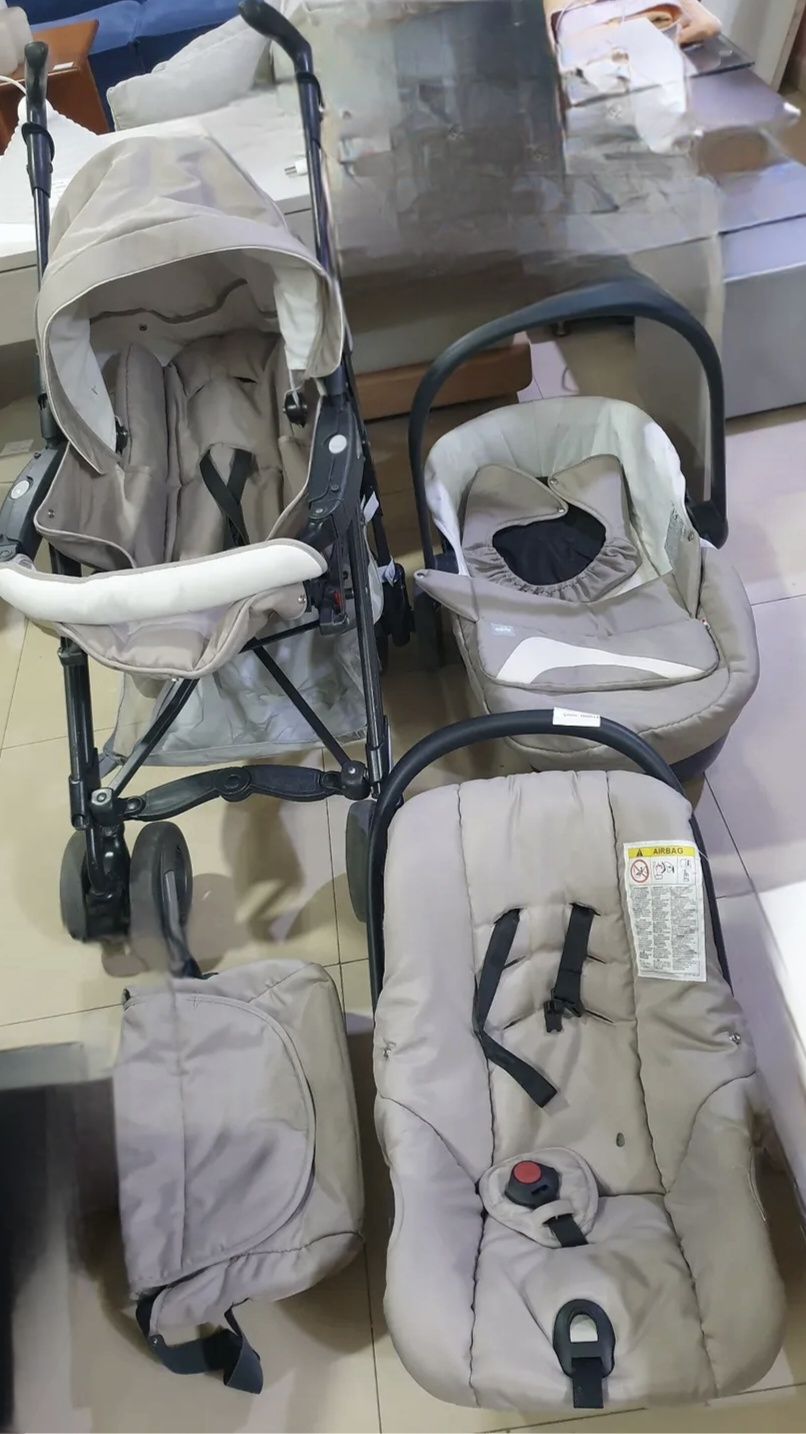 Karroc femijesh CAM + vend per nderrimin e femijes + loder Fisher Price