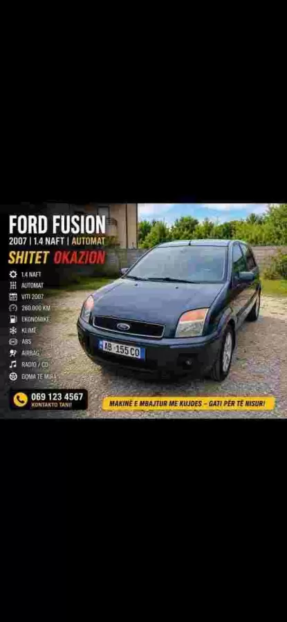 Ford fusion Automat 2007 1.4