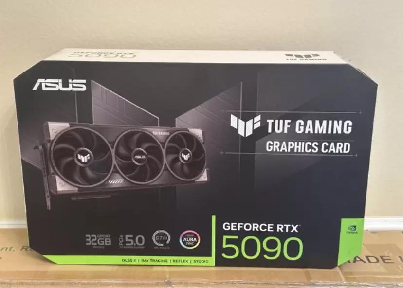 Kartë grafike e re ASUS GEFORCE RTX 5090 TUF GAMING OC EDITION.